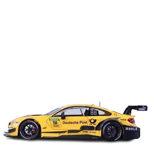 Колекційна-іграшкова моделька BMW M4 DTM, Жовта 1936 фото