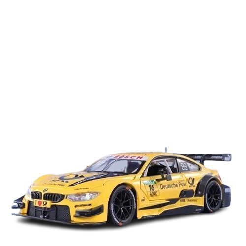 Колекційна-іграшкова моделька BMW M4 DTM, Жовта 1936 фото