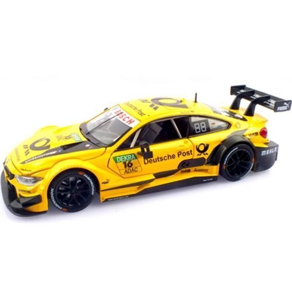 Колекційна-іграшкова моделька BMW M4 DTM, Жовта 1936 фото