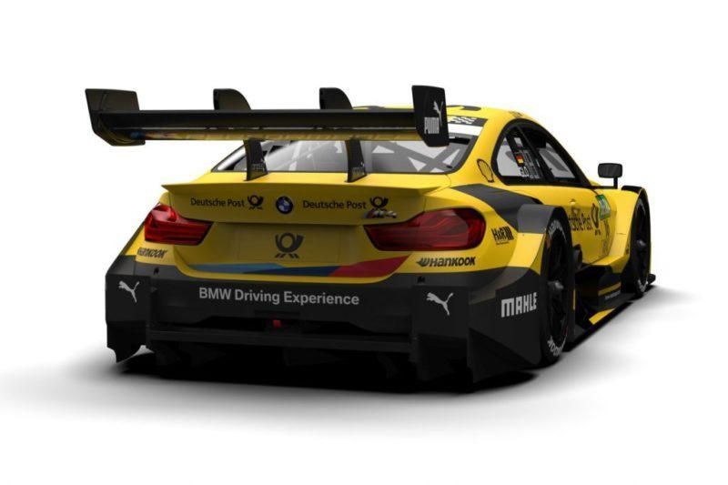Колекційна-іграшкова моделька BMW M4 DTM, Жовта 1936 фото