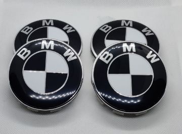 Колпак в диски для BMW 68 мм черный заглушка значек эмблема в колеса 3613-6783536 362 фото