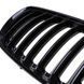 Решетки радиатора BMW X5 E53 (2003-2006) черный глянец БМВ Х5 Е53 Ноздри 701 фото 5