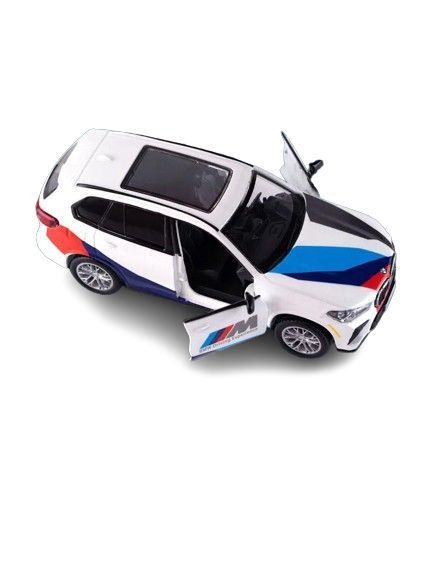 Колекційна-іграшкова моделька BMW Х5М, Біла 1938 фото