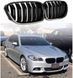 Решітки радіатора BMW 5 F10 подвійні ніздрі бмв ф10 чорний глянець 196 фото 2