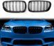 Решітки радіатора BMW 5 F10 подвійні ніздрі бмв ф10 чорний глянець 196 фото 1