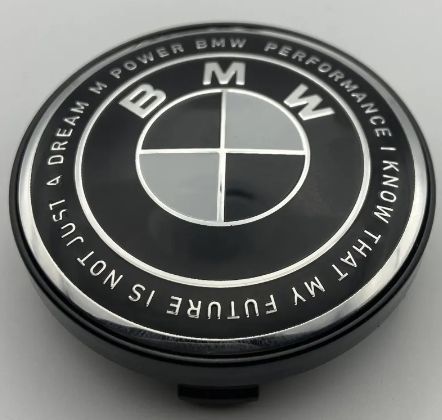 Ковпачки на диски BMW 68мм Ювілей 50 років performance M power 1616 фото