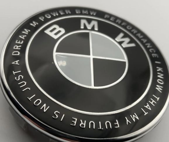 Ковпачки на диски BMW 68мм Ювілей 50 років performance M power 1616 фото