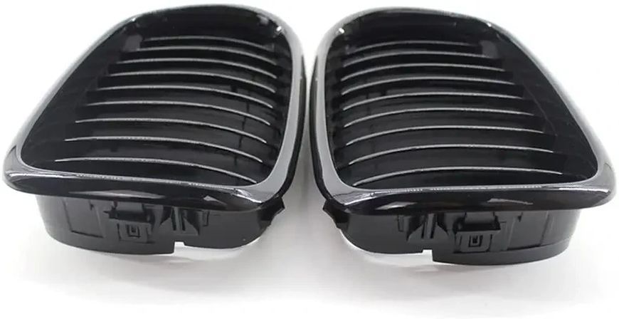 Решітки радіатора BMW 5 Series E39 (1995-2004) однореберні глянцеві 729 фото