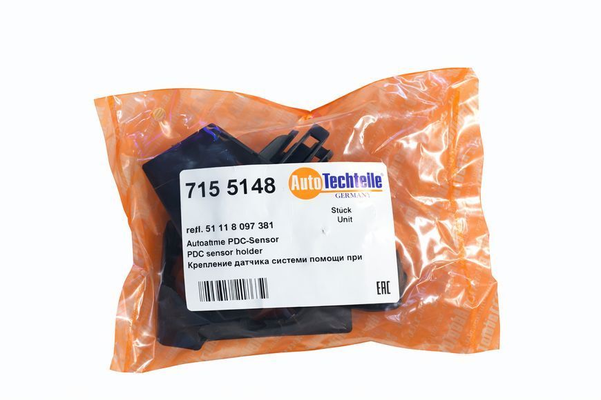 Кріплення датчика паркування PDC BMW 5 G30 / F90 M5 (7155148 AutoTechteile) | комплект 6 шт 5005 фото