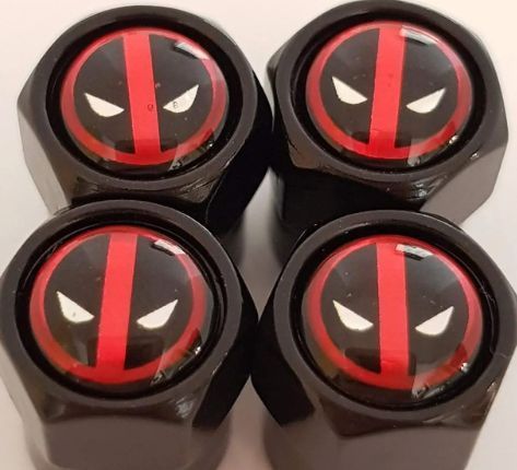 Захисні ковпачки Заглушки на ніпеля Дэдпул Deadpool 1689 фото