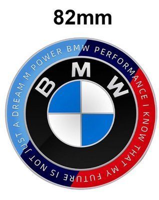 Ювілейний значок на 50 років. Значок Ф30 BMW F30 M PERFORMANCE. Емблема БМВ 82 мм. 1631 фото