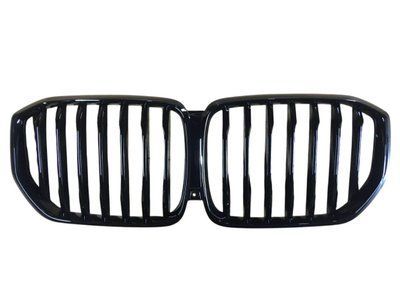 Решітки радіатора (ніздрі) BMW X5 G05 2018&ndash;2023 M-Look чорний глянець з отвором під PDC 2512 фото