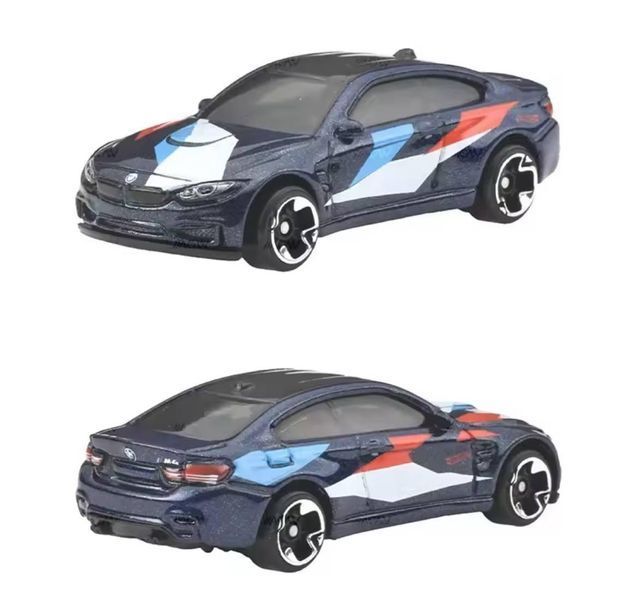 Машинка Hot Wheels BMW M4 (Silver Series) 1:64, Хот вілс БМВ М4 2204 фото