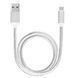 Кабель для зарядки телефона micro usb с тканевым покрытием 1 м Серебро 1493913587 фото