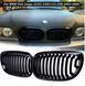Решітка радіатора BMW E46/2003-2005. Купе рестайлінг чорний глянець 709 фото 2