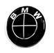 Значок на капот, багажник BMW 82 мм Germany Eddition емблема на бмв Е39 Е53 Е60 Е46 Е38 Е90 Е70 51148132375 1785 фото 1
