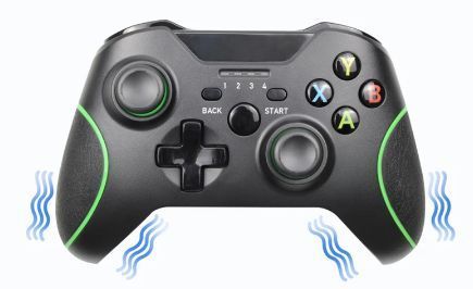 Контроллер геймпад для консоли Xbox One и PC 2,4G беспроводной Черный 388 фото