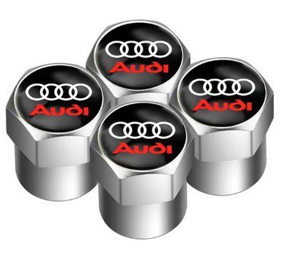 Захисні ковпачки на ніпеля AUDI з логотипом та написом 4 шт 1820 фото