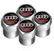 Защитные колпачки на ниппеля AUDI с логотипом и надписью 4 шт 1820 фото 1