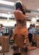 Надувной костюм Тираннозавра, T-Rex косплэй, Костюм динозавра, Надувной образ на мероприятие 1645 фото 9