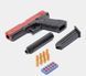 Игрушечный детский пистолет GLOCK с безопасными пулями, игрушечный глок с глушителем поролоновыми патронами 2002 фото 5