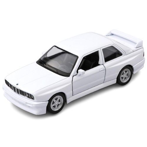 Модель автомобіля BMW M3 1987, масштаб 1:43, біла, мініатюрна БМВ M3 E30 1987 2009 фото