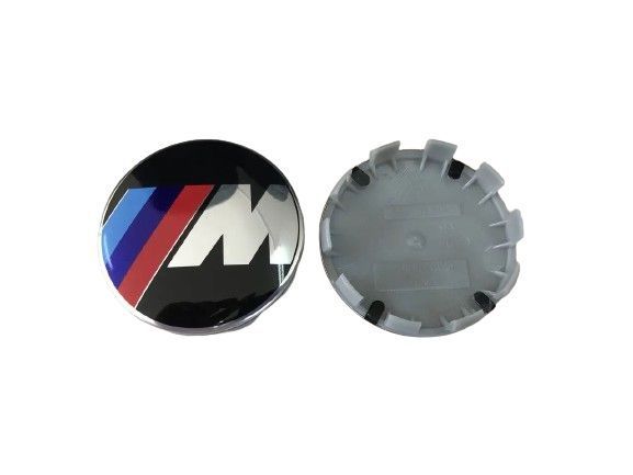 Ковпачки в диски BMW &laquo;M&raquo; performance, заглушки в колеса 68 мм (комплект) 1948 фото
