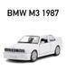 Модель автомобіля BMW M3 1987, масштаб 1:43, біла, мініатюрна БМВ M3 E30 1987 2009 фото 2