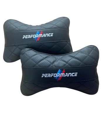 Комплект подушок BMW Performance на підголовник, Подушки під шию з логотипом BMW Performance 2 шт 2191 фото
