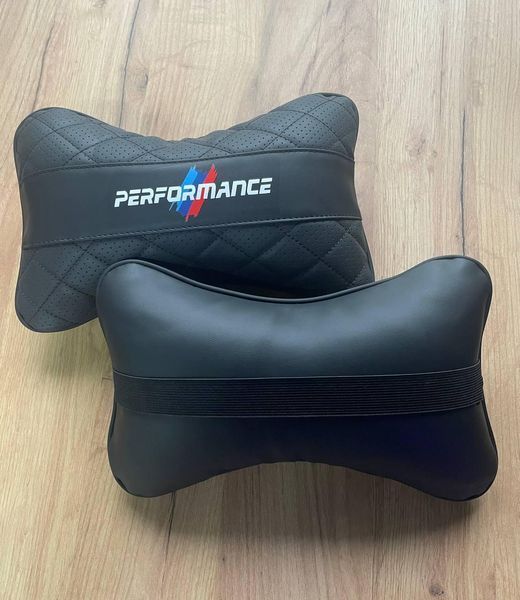 Комплект подушек BMW Performance на подголовник, Подушки под шею с логотипом БМВ BMW Performance 2 шт 2191 фото