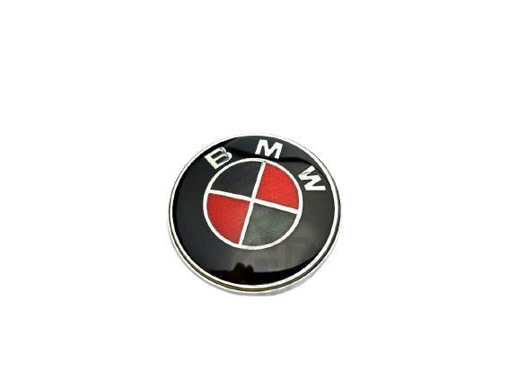 Ковпачки в диски BMW, Red, заглушки в колеса 68 мм (комплект) 1950 фото
