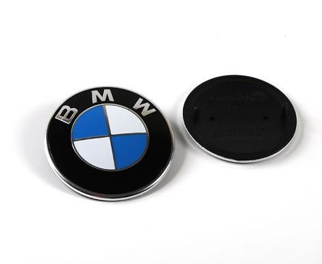 Емблема на багажник BMW 74мм E46 E81, E82, E87, E88&nbsp;F22, F23, E90, E91, E92, F30, F31 299 фото