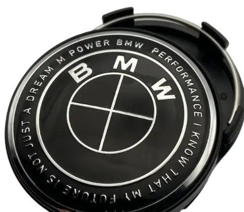 Ковпачки на диски BMW 68мм Ювілей 50 років performance M power (комплект) 1951 фото