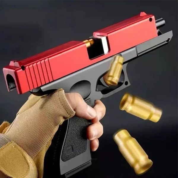 Пистолет детский игрушечный GLOCK с безопасными пулями, фирменным глушителем и поролоновыми патронами 2015 фото
