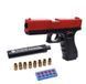 Пистолет детский игрушечный GLOCK с безопасными пулями, фирменным глушителем и поролоновыми патронами 2015 фото 2