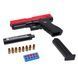 Пистолет детский игрушечный GLOCK с безопасными пулями, фирменным глушителем и поролоновыми патронами 2015 фото 5