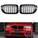 Решітки Радіатора Ніздрі подвійні BMW X3 F25 LCI / X4 F26 (2014-2017) рестайл Глянець 197 фото 1