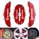 Декоративные накладки на тормозные суппорта Brembo Красные ABS 2 пары М Брембо ABS пластик Автоаксессуры 1116 фото 1