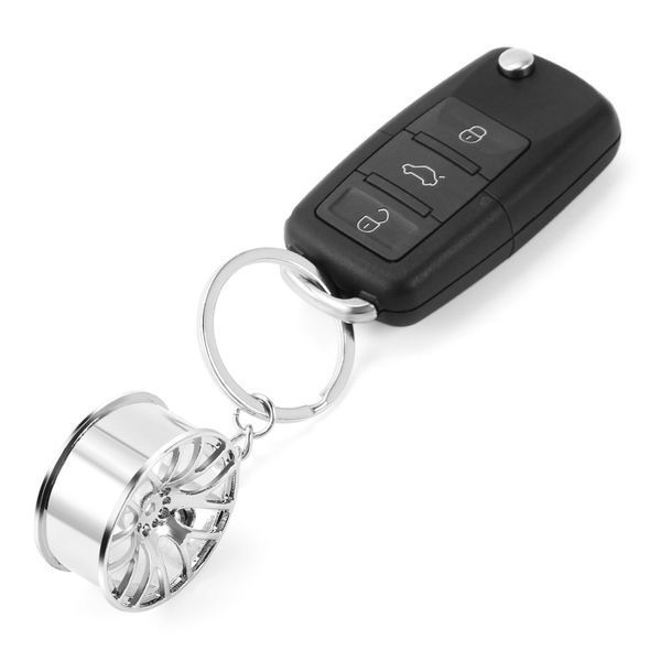 Брелок для ключей для автомобиля Колесо Диск авто Wheel Серебро 1268 фото