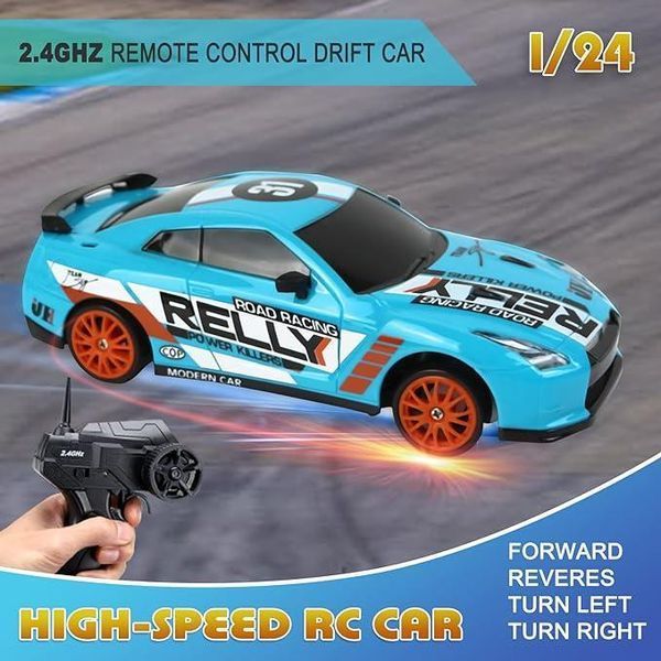 R/C Racing Rally Drift Returns Дрифт Машинка Скоростная на Пульте Управления и LED фарами на аккумуляторе 1672 фото