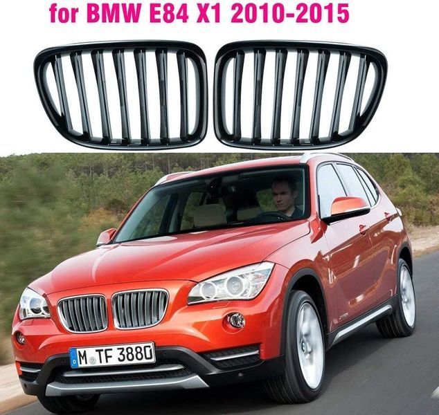 Решетки радиатора одиночные ноздри BMW БМВ X1 Х1 E84 2009-2015 725 фото