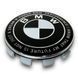 Ковпачки в диски BMW, Black-White, заглушки в колеса 68 мм (комплект) 1955 фото 3