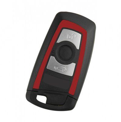 Корпус ключа F30 BMW F32 F20 F35 F10 F33 F25 на три кнопки Червоний 395 фото