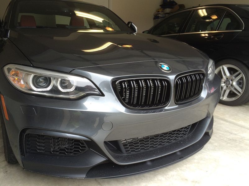 Решітки радіатора ніздрі BMW 2 Series F22 / F23 (2013-2015) 2 ГЛ 712 фото