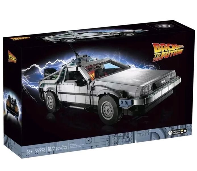 Коллекционный набор DeLorean "Back to the Race" из трилогии "Назад в будущее" 3 в 1, 1872 деталей 8589 фото