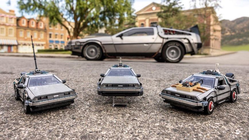 Коллекционный набор DeLorean "Back to the Race" из трилогии "Назад в будущее" 3 в 1, 1872 деталей 8589 фото