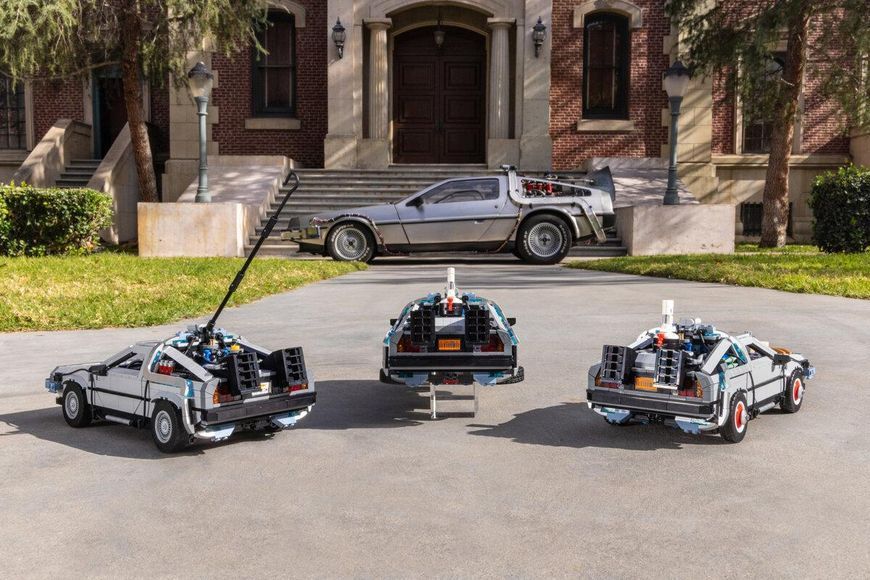 Коллекционный набор DeLorean "Back to the Race" из трилогии "Назад в будущее" 3 в 1, 1872 деталей 8589 фото