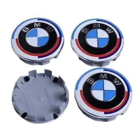 Колпачки в диски BMW M "50th Anniversary", заглушки в колеса 68 мм, (комплект) 1959 фото