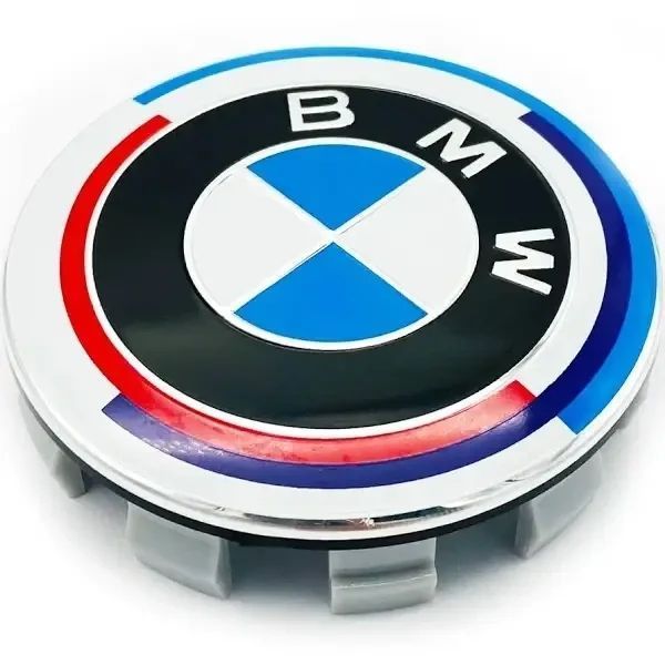 Колпачки в диски BMW M "50th Anniversary", заглушки в колеса 68 мм, (комплект) 1959 фото