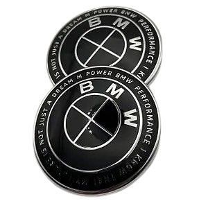 Значок на капот, емблема BMW 82 мм &laquo;50th Anniversary&raquo; Motorsport (Black) 1960 фото